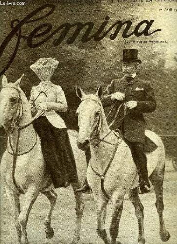 Femina N° 101 - Amateurs Aristocratiques Par Louis Vauxcelles, Reine D Un Jour Par Robert Dieudonné, Batailles De Fleurs Sur La Riviera Par J. Tolvo, Un Cours A Succès Par Henri Duvernois, Une École D(...)