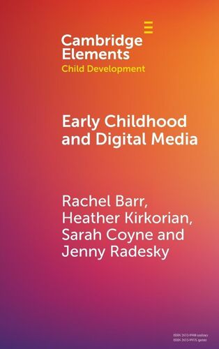 Early Childhood And Digital Media