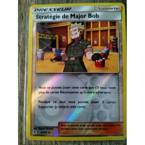 Carte Pokémon Française Reverse 60 /68 Stratégie Du Major Bob Destinées Occultes