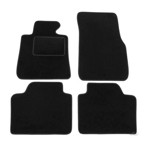 Tapis De Sol Noir Velours - J&j Automotive - Bmw 3 Série F30, F31 - Sur Mesure - Antidérapant - Imperméable