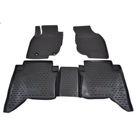 J&j Automotive | Tapis De Sol En Caoutchouc 3d Exclusive Pour Toyota Hilux 2011-2015