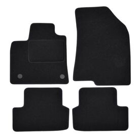 Tapis De Sol - Dacia - Sandero - Velours Noir - 4 Pièces - Ajustement Précis