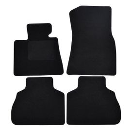 Tapis De Sol Noir Velours Sur Mesure Pour Bmw X7 Depuis 2019, 4pcs, Ajustement Précis, Renforcée Dans La Zone De La Pédale