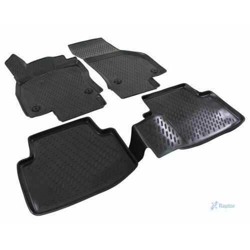 J&j Automotive | Tapis De Sol En Caoutchouc 3d Exclusive Pour Volkswagen Passat B8 Depuis 2014