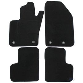 Tapis De Sol Noir Velours - J&j Automotive - Jeep Renegade 2015 - Antidérapant - Imperméable - Sur Mesure