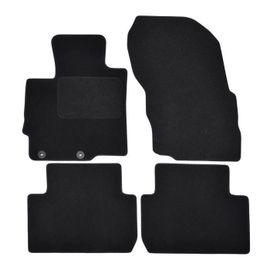 Tapis De Sol Noir Velours Sur Mesure Pour Mitsubishi Eclipse Cross Depuis 2018, 4pcs, Ajustement Précis, Base Antidérapante