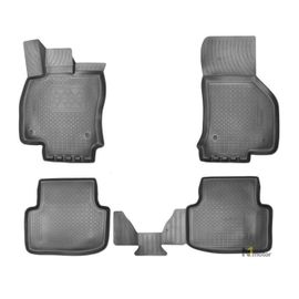 Norm Liners | Tapis De Sol En Caoutchouc Tpe Toutes Saisones Pour Skoda Octavia 3 2013-2019, 4 Depuis 2019