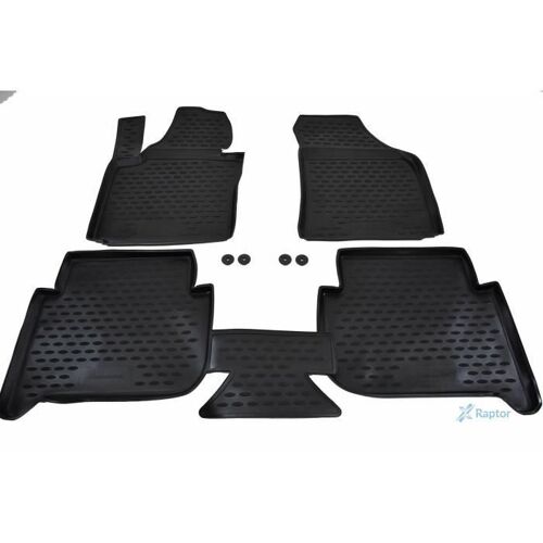 J&j Automotive | Tapis De Sol En Caoutchouc 3d Exclusive Pour Volkswagen Touran 1 2003-2015