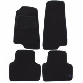 Tapis De Sol Noir Velours - J&j Automotive - Jaguar Xk8 Xkr - Sur Mesure - Antidérapant - Imperméable