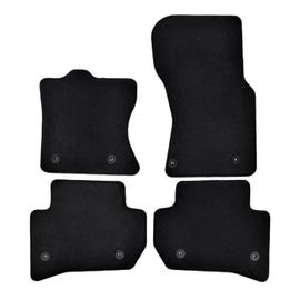 Tapis De Sol De Qualité Noir Supérieure Pour Jaguar F-Pace-Range Rover Velar Depuis 2018 4pcs, Ajustement Précis, Base Antidérapante