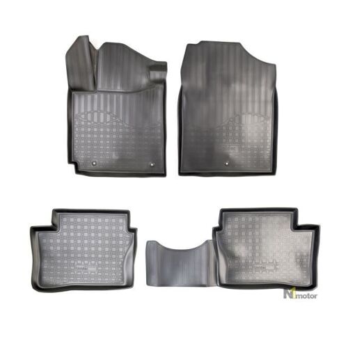 Tapis De Sol En Caoutchouc Tpe - Norm Liners - Kia Picanto 2017 - Antidérapant - Résistant - Facile À Nettoyer