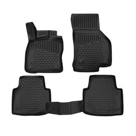 Tapis De Sol En Caoutchouc 3d Exclusive Compatible Avec Skoda Superb Depuis 2015 4pcs, Système De Fixation, Toutes Saisons