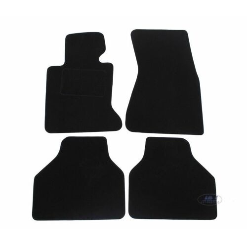 Tapis De Sol Noir Velours - J&j Automotive - Bmw 7 Série E65 - Sur Mesure - Antidérapant - Imperméable