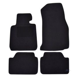 Tapis De Sol Noir Velours - J&j Automotive - Bmw 1 Série F20 - Sur Mesure - Antidérapant - Imperméable