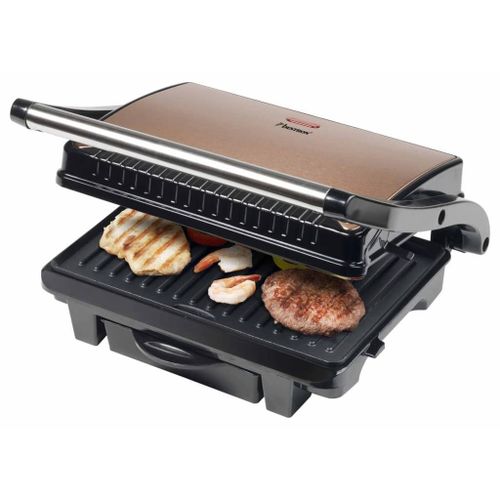Bestron ASW113CO - Machine à panini/grill - 1 kWatt - cuivre