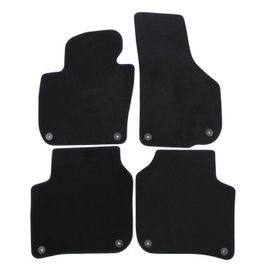 Tapis De Sol De Qualité Noir Supérieure Pour Skoda Superb 2 2008-2014 4pcs, Ajustement Précis, Renforcée Dans La Zone De La Pédale