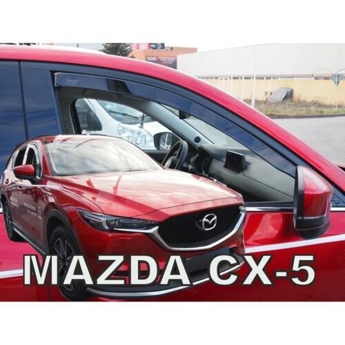 Déflecteurs D'air - J&j Automotive - Mazda Cx-5 - Installation Facile - Acrylique Renforcé - Fumé