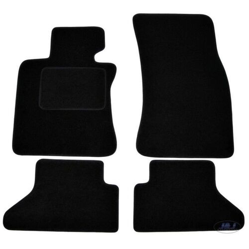 Tapis De Sol Noir Velours - J&j Automotive - Bmw 6 E64 - Sur Mesure - Antidérapant - Imperméable