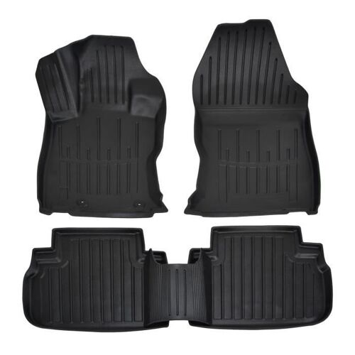 Tapis De Sol 3d - Scoutt - Subaru Forester - Caoutchouc Premium - Résistant À L'eau - Sur Mesure
