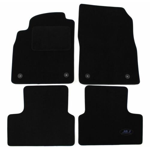Tapis De Sol Noir Velours - J&j Automotive - Opel Astra J 2009-2015 - Sur Mesure - Antidérapant - Imperméable