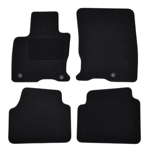 Tapis De Sol - Ford - Kuga Phev - Velours Noir - 4 Pièces - Ajustement Précis