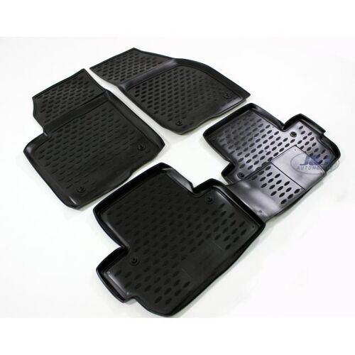 Tapis De Sol En Caoutchouc - J&j Automotive - Volvo C30 2006-2013 - Antidérapant - Sur Mesure - Tpe Non Toxique