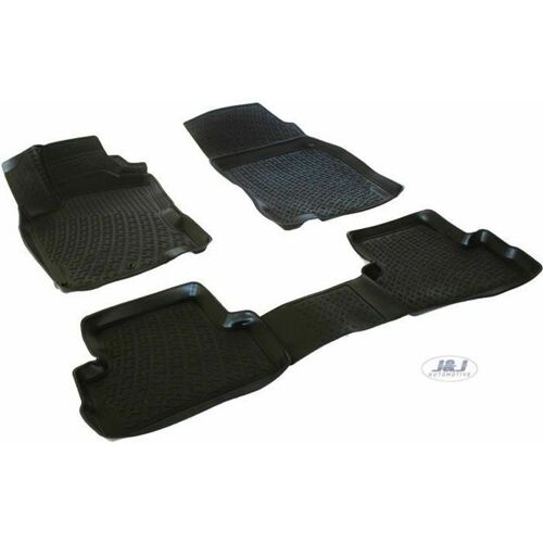 J&j Automotive | Tapis De Sol En Caoutchouc 3d Exclusive Pour Nissan Qashqai 2 2014-2021