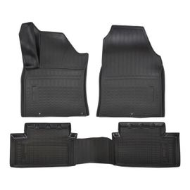 Tapis De Sol En Caoutchouc Tpe Toutes Saisones Pour Hyundai I30 Depuis 2017 4pcs, Noir, Antidérapant, Toutes Saisons