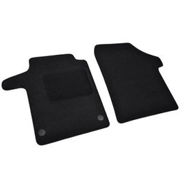 Jj Automotive | Tapis De Sol Noir Velours Sur Mesure Pour Mitsubishi Grandis Depuis 2003, 2pcs, Base Antidérapante