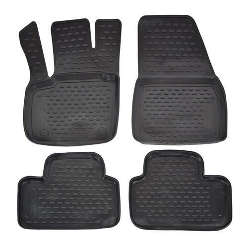 Tapis De Sol En Caoutchouc 3d - J&j Automotive - Volvo Xc40 - Sur Mesure - Antidérapant - Noir