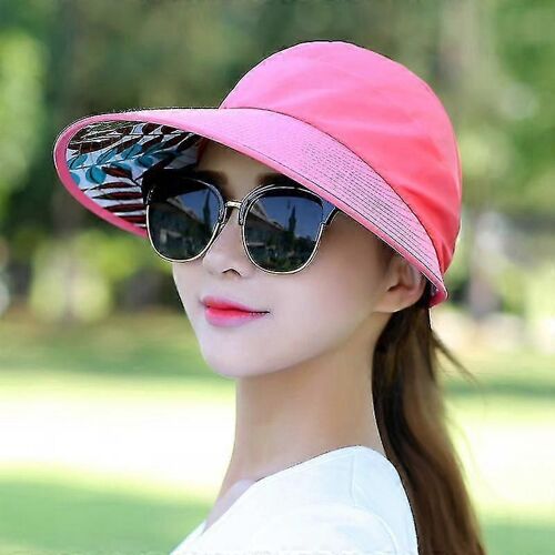 Chapeau À Large Visière Pour Femme, Casquette De Golf, De Tennis, Anti-Uv, À Large Bord-Adulte-Watermelon Red-Femelle