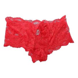 Slip Homme Style Sissy-Pouch - Dentelle Nylon - Bikini/G-String - Taille Unique - Neuf Avec étiquettes