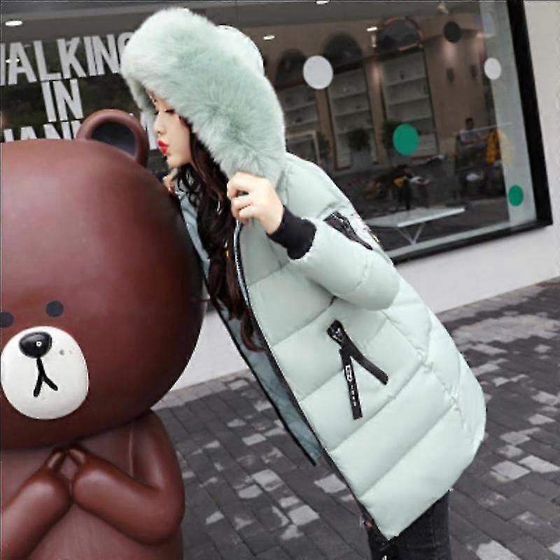 Jsaierl Parka D'Hiver Épaisse Pour Femmes Imperméable Avec Capuche Amovible Manteaux Doudoune Couleur Unie Chaud Manches Longues Avec Poches