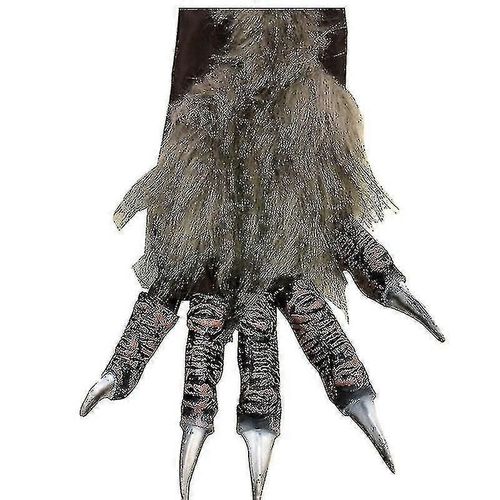 Gants De Loup-Garou D'halloween, Gants De Loup-Garou En Fourrure, Accessoires D'halloween, Gants De Costume De Cosplay