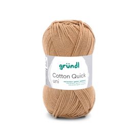 Fil À Tricoter Cotton Quick Uni - Gründl - Ppsc - Certifié Oeko-Tex. Color : 172 Marron