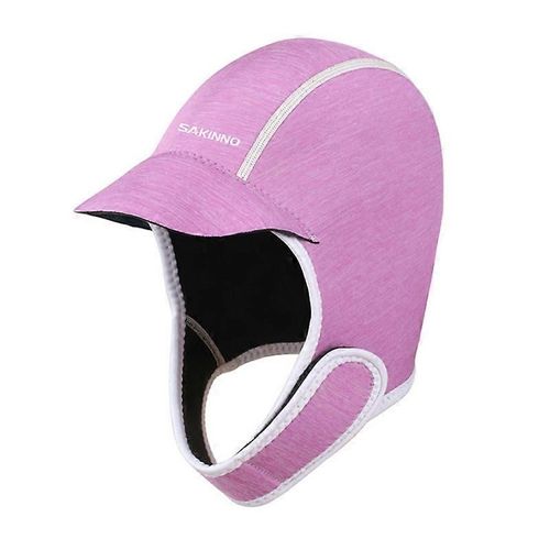 Evago 2mm Cagoule De Plongée Thermique Néoprène Combinaison De Plongée Chapeau Casquette Avec Mentonnière Bonnet De Plongée Ajustable Bonnet De Natation Surfing Thermique Capuche Bonnet Couvre-Chef F-Rose-Adulte-Femelle