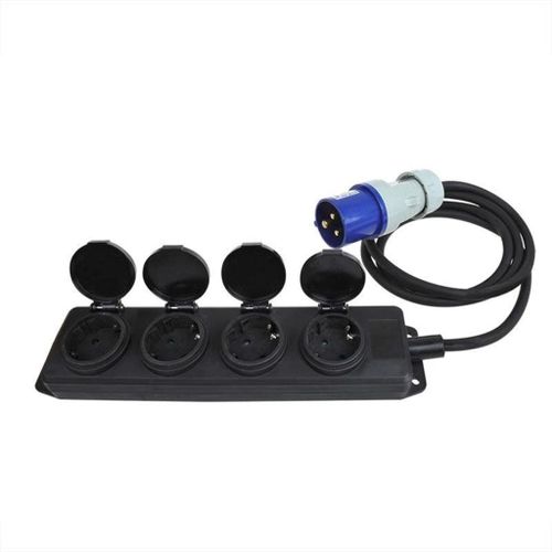 ProPlus Prise de courant Schuko à 4 voies 1,5 m