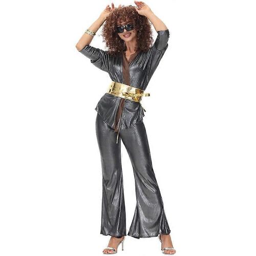 Costume Disco Dazzler Pour Femmes-Adulte-M-Femelle