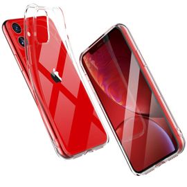 Housse Etui Coque Silicone Pour Iphone 11 Transparent