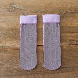 Nouvelles Femmes Hiver Chaud Épaissir Chaussettes Thermiques Doux Décontracté Couleur Unie Chaussette Laine Cachemire Maison Bottes De Neige Chaussette De Sol 3 Paires-Adulte-S20-3 Paires-Femelle