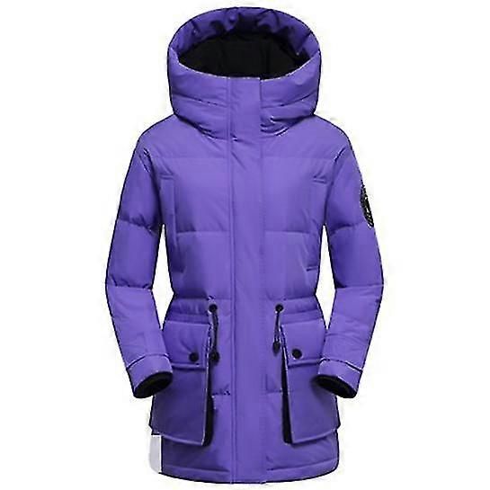 Veste Polaire Chaude Pour Femme - Longue - Vintage - Grandes Tailles - Veste D'hiver Légère - Fermeture éclair Avec Capuche - Veste Polaire élégante Surdimensionnée - Doublée - Veste D'automne, Noir