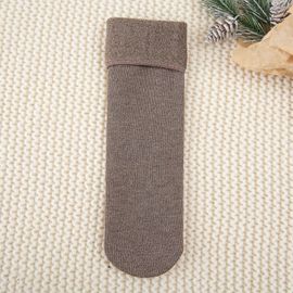 Nouvelles Femmes Hiver Chaud Épaissir Chaussettes Thermiques Doux Décontracté Couleur Unie Chaussette Laine Cachemire Maison Bottes De Neige Chaussette De Sol 3 Paires-Adulte-S5-3 Paire-Femelle