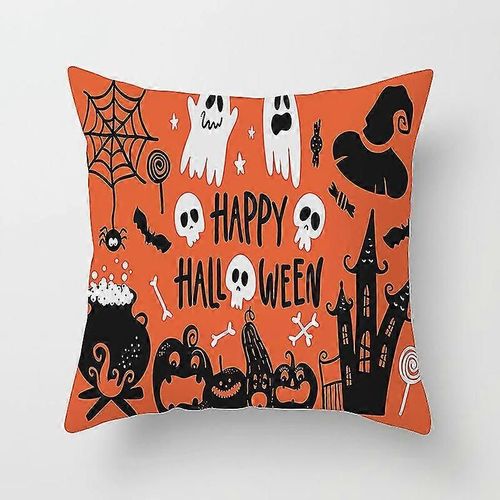 Halloween Witch Series Housse De Coussin Décoratif-16