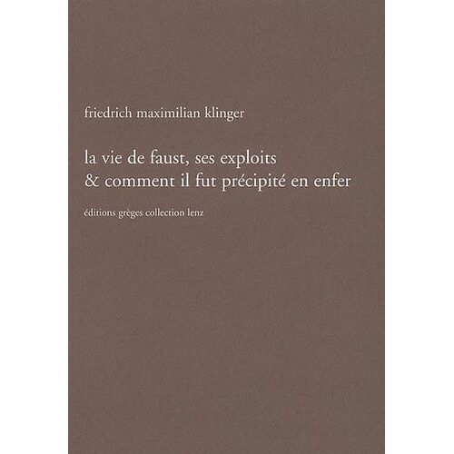 La Vie De Faust, Ses Exploits Et Comment Il Fut Précipité En Enfer