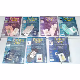 Salvador Dali Lot De 7 Miniatures + 7 Fasicules / Parfums De Reve Atlas 