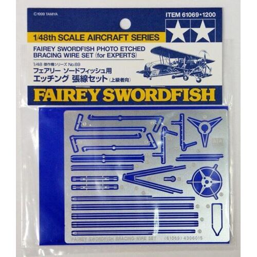 Puzzle Pièces Fairey Swordfish Photo Etched Bracing Wire