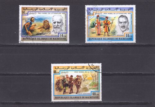 Timbres De Poste Aérienne De Mauritanie (Prix Nobel)