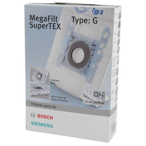 Sacs aspirateur type g par 4 17000940 pour Aspirateur Bosch, Aspirateur Siemens