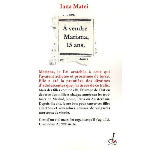 A Vendre : Mariana, 15 Ans