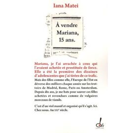 A Vendre : Mariana, 15 Ans